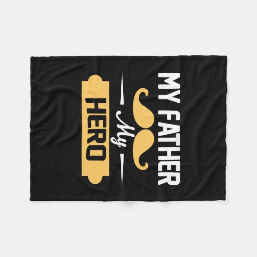 Couverture Polaire Papa Poison (Devant (Horizontal))