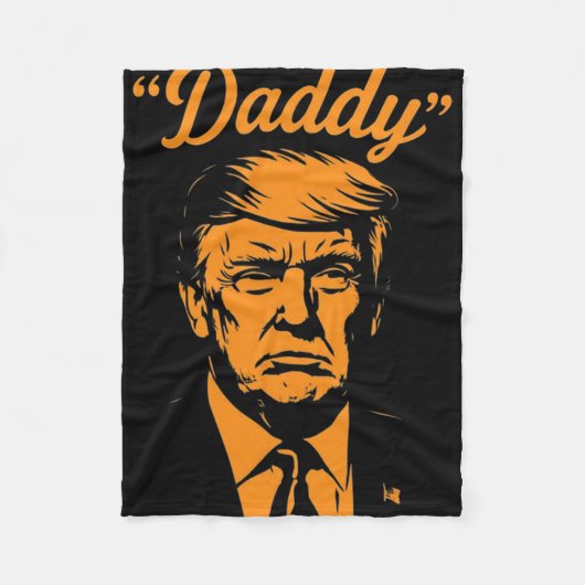 Couverture Polaire Papa Trump (Devant)