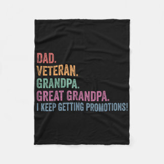 Couverture Polaire Papa Vétérinaire Funny Grand-Père Grand-Papi Pères