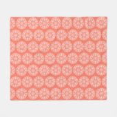 Couverture Polaire Papaya Mandala (Devant (Horizontal))