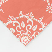 Couverture Polaire papaye (Coin)