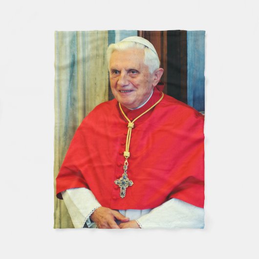 Couverture Polaire Pape Benoît (Devant)