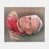 Couverture Polaire Pape St John Paul II (Devant (Horizontal))