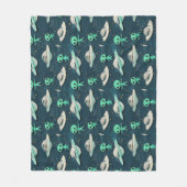 Couverture Polaire Paper Cut Out Aliens and UFOs Blanket (Devant)