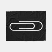 Couverture Polaire Paperclip, Funny, Jokes, Sarcastic  (Devant (Horizontal))