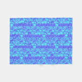 Couverture Polaire Papier à bulle d'art pop (Devant (Horizontal))