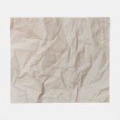 Couverture Polaire Papier d'emballage de texture de papier (Devant (Horizontal))