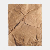 Couverture Polaire Papier d'emballage Recyclé. Texture. (Devant)