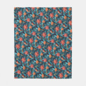 Couverture Polaire Papier floral motif Fleece Blanket (Devant)