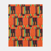 Couverture Polaire Papier Kente africain (Devant)