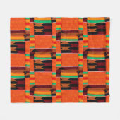 Couverture Polaire Papier Kente africain (Devant (Horizontal))