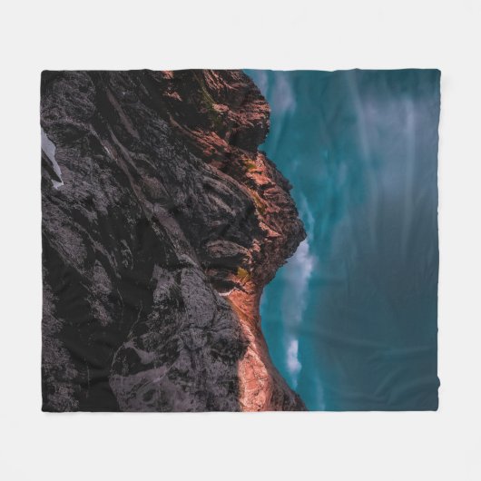 COUVERTURE POLAIRE PAPIER NUMÉRIQUE HAWAII VOLCANO (Devant (Horizontal))