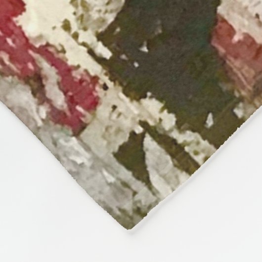 Couverture Polaire Papier peint Brown et rouge (Coin)