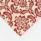 Couverture Polaire Papier peint de motif de damassé (Coin)