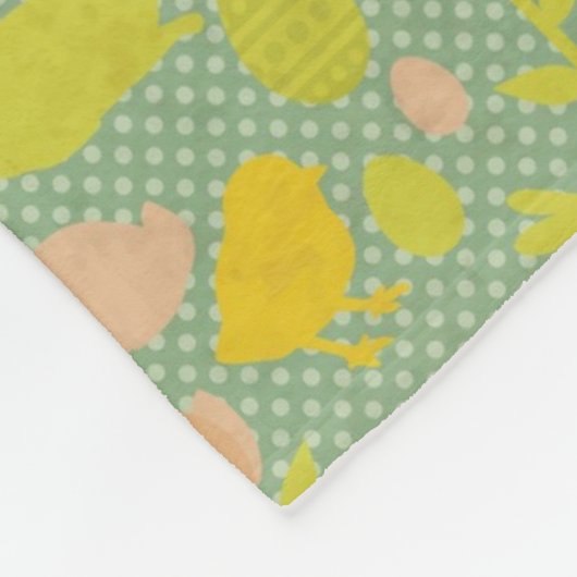 Couverture Polaire Papier peint de Pâques (Coin)