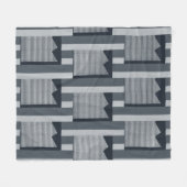 Couverture Polaire Papier peint numérique gris (Devant (Horizontal))
