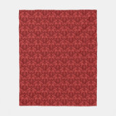 Couverture Polaire Papier peint rouge (Devant)
