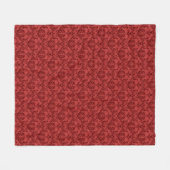 Couverture Polaire Papier peint rouge (Devant (Horizontal))