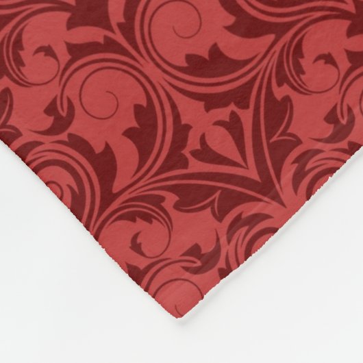 Couverture Polaire Papier peint rouge (Coin)