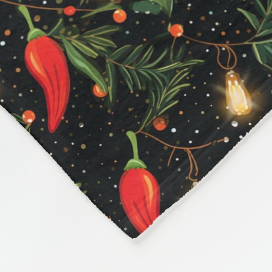 Couverture Polaire Papiers de Noël (Coin)