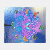 Couverture polaire Papillon (Devant (Horizontal))