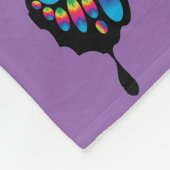 Couverture Polaire Papillon Abstrait (Coin)