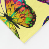 COUVERTURE POLAIRE PAPILLON ABSTRAIT (Coin)