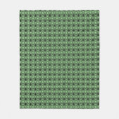 Couverture Polaire Papillon Abstrait Motif Sage vert (Devant)