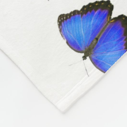 Couverture Polaire Papillon arc-en-ciel (Coin)