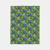 Couverture Polaire Papillon bleu (Devant)