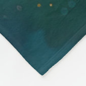 Couverture Polaire Papillon bleu et Dahlia (Coin)