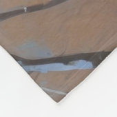 Couverture Polaire Papillon Chien courant dans la neige avec Casquett (Coin)