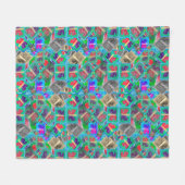 Couverture Polaire Papillon coloré Multi Challenge | (Devant (Horizontal))