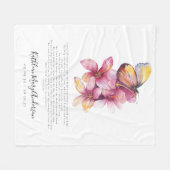 Couverture Polaire Papillon commémoratif (Devant (Horizontal))