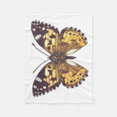 Couverture Polaire Papillon de femme peint (Devant)