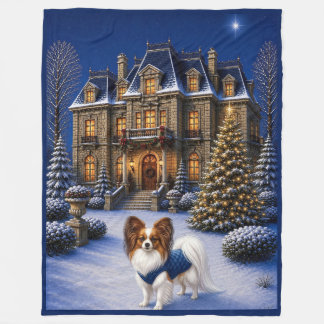 Couverture Polaire Papillon de Noël