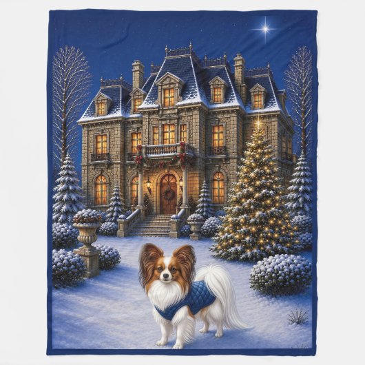 Couverture Polaire Papillon de Noël (Devant)