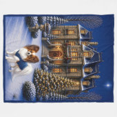 Couverture Polaire Papillon de Noël (Devant (Horizontal))