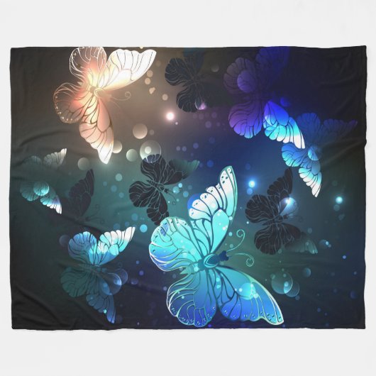Couverture Polaire Papillon de nuit (Devant (Horizontal))
