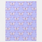 Couverture Polaire Papillon de peinture aquarelle 1a (Devant)