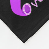 Couverture Polaire Papillon de sensibilisation au surdosage Ruban tou (Coin)