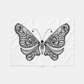 Couverture Polaire Papillon de style (Devant (Horizontal))