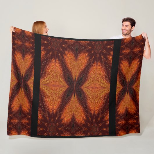 Couverture Polaire Papillon d'or 1 (En situation)