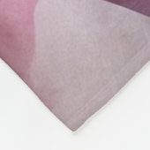 Couverture Polaire Papillon Dreamy aux fleurs roses (Coin)