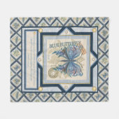 Couverture Polaire Papillon du bureau de création G (Devant (Horizontal))