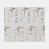 Couverture Polaire Papillon Forever & Always (Devant (Horizontal))
