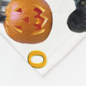 Couverture Polaire Papillon Halloween BOO (Coin)