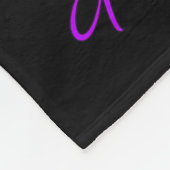 Couverture Polaire Papillon Je Porte Violet Pour Ma Fille Épilepsie A (Coin)