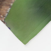 Couverture Polaire Papillon Lady Peint Sur Aster Flower Abstrait (Coin)