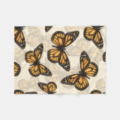 Couverture Polaire Papillon monarque (Devant (Horizontal))